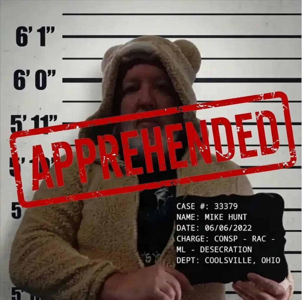 Case file 11 &mdash; suspect Mike Hunt & Hermes &mdash; apprehended