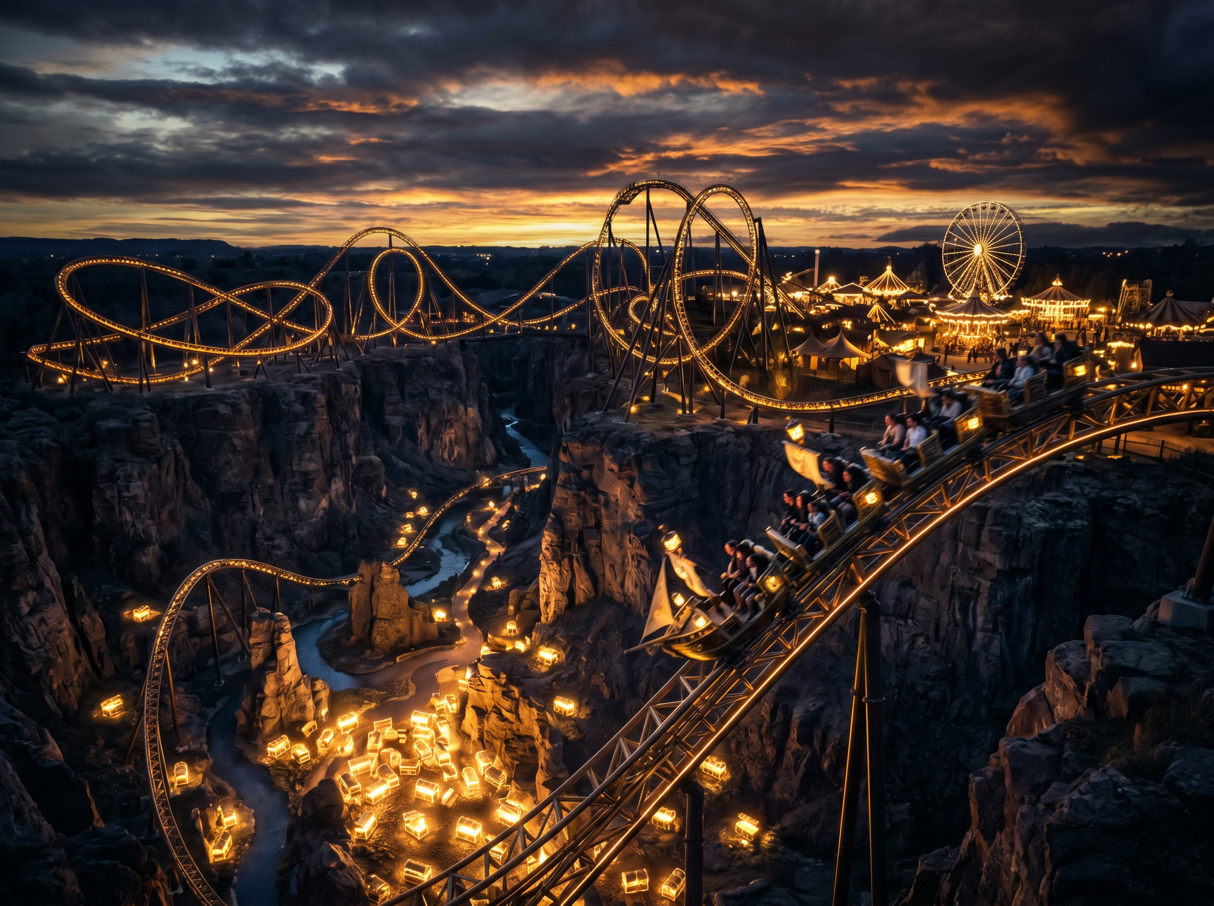 Beyond The Map's Edge roller coaster