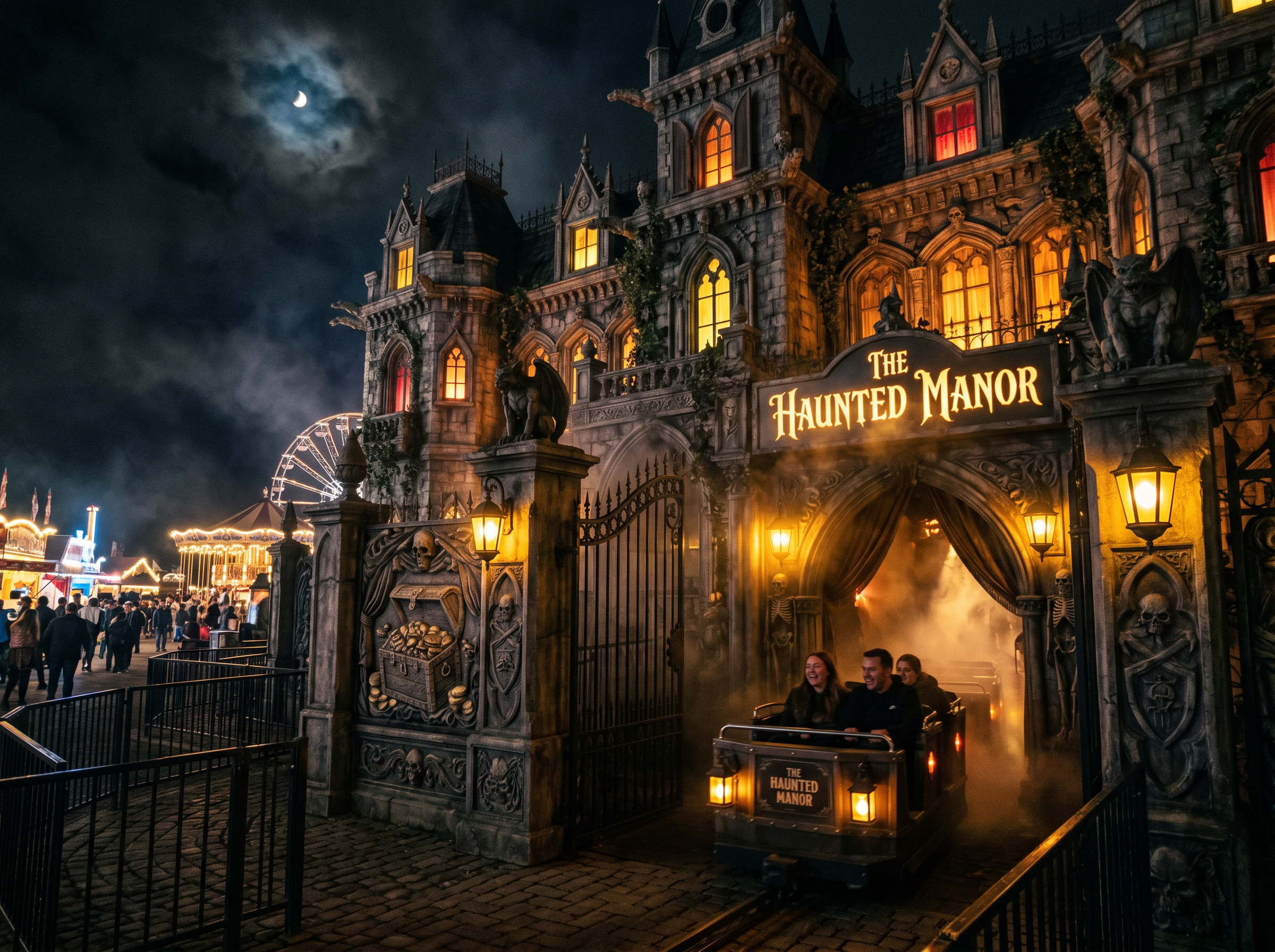 There's Treasure Inside haunted mansion